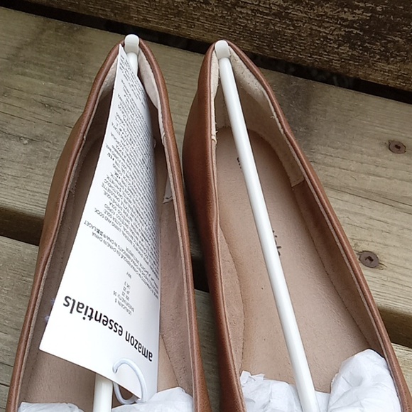 Amazon Essentials Womens Pointed Toe Flat Ballet Shoes Size 5 - Picture 9 of 13